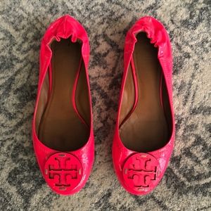 Tory Burch Limited Edition Neon Pink Flats